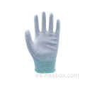 Guantes de recubrimiento PU gratis de Hespax DMF Electrónico mayorista